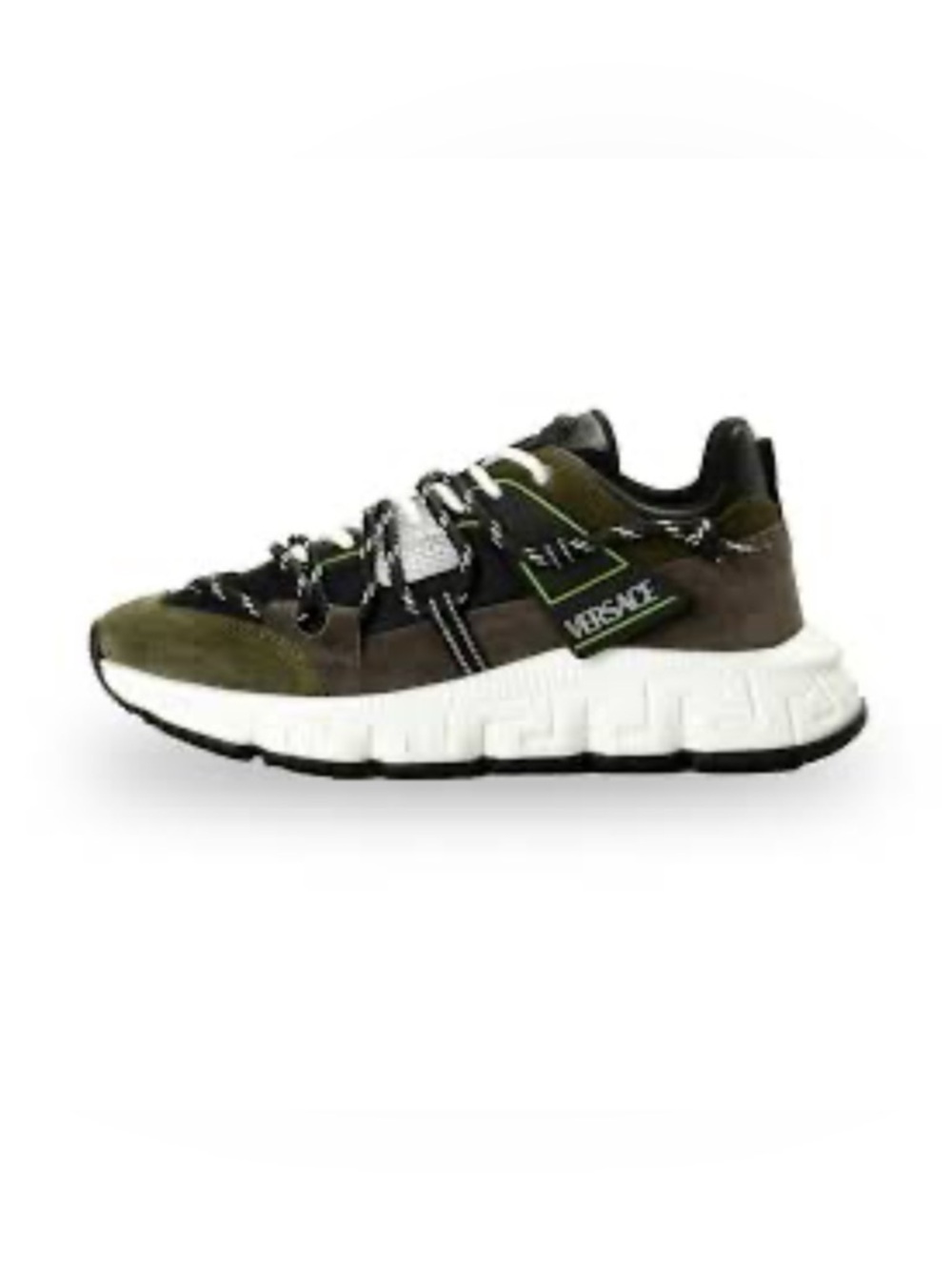 Versace TRIGRECA suede/leather sneakers size
44/11 made in Italy